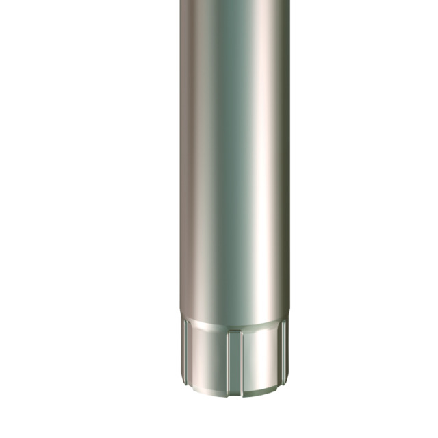 STUPRÖR SROR KRYMPT EN ÄNDE SILVERMETALLIC 045 87X2500MM | Beijerbygg Byggmaterial